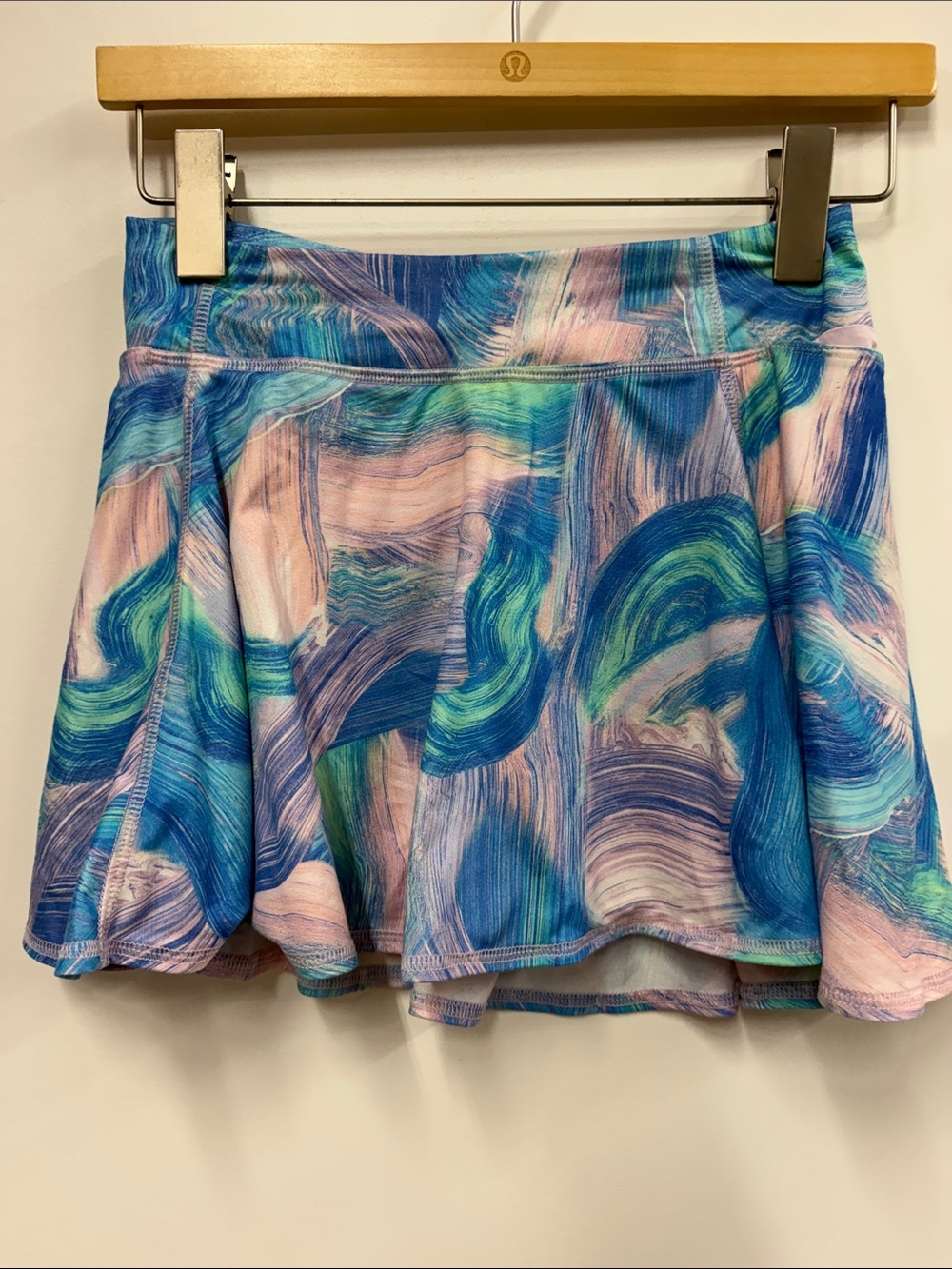 All in motion blue pink purple swirl skirt active skirt L 10/12